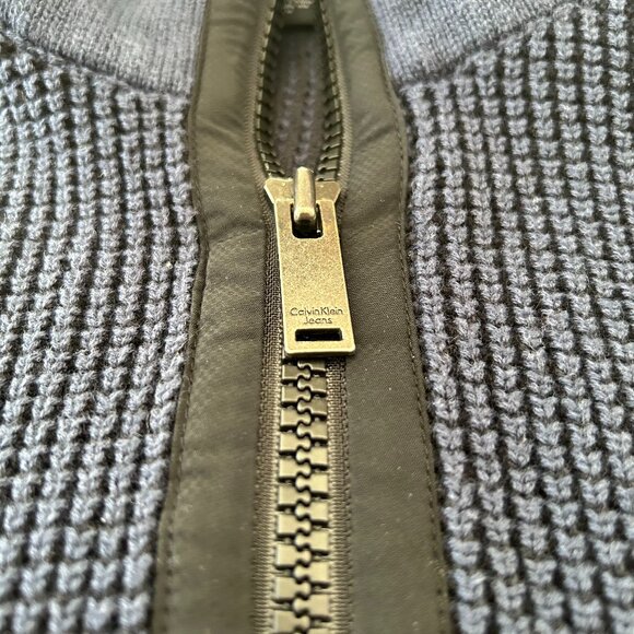 CALVIN KLEIN CK zip up sweater - Picture 3 of 6
